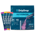 DripDrop Bold Variety Pack Electrolyte Powder, 8 oz sticks, 32 count O6