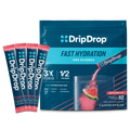 DripDrop Watermelon Electrolyte Powder, 8 oz sticks, 32 count I6