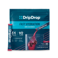 DripDrop Cherry Electrolyte Powder, 8 oz sticks, 32 count E8