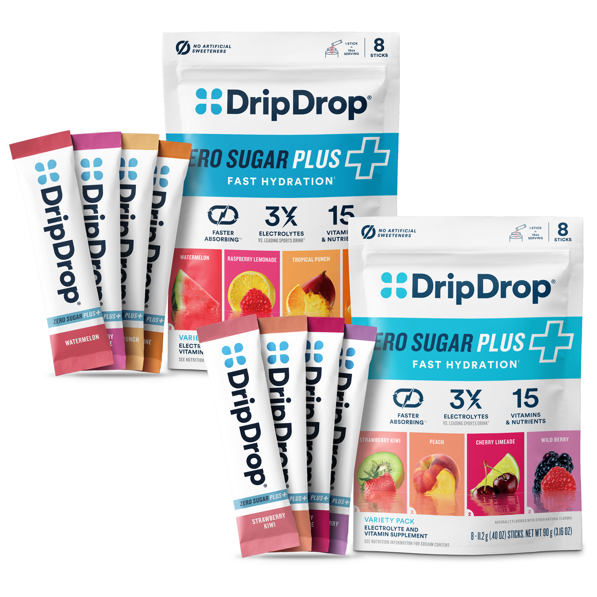 Zero Sugar Plus Starter Pack, 16 count W7