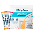 DripDrop Zero Sugar Citrus Variety Pack Electrolyte Powder, 8 oz sticks, 32 count L6