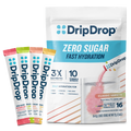 DripDrop Zero Sugar Classic Variety Pack Electrolyte Powder, 8 oz sticks, 16 count A7